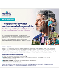Download the EPKINLY® Patient Brochure for DLBCL.